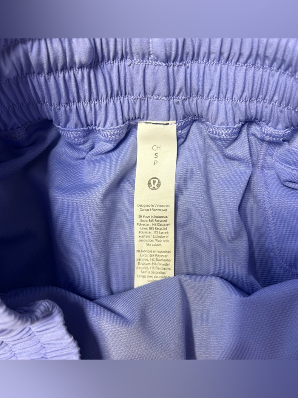 Lululemon Shake It Out High-Rise Run Short 2.5" Dusty Lilac / Size S - Picture 6 of 7